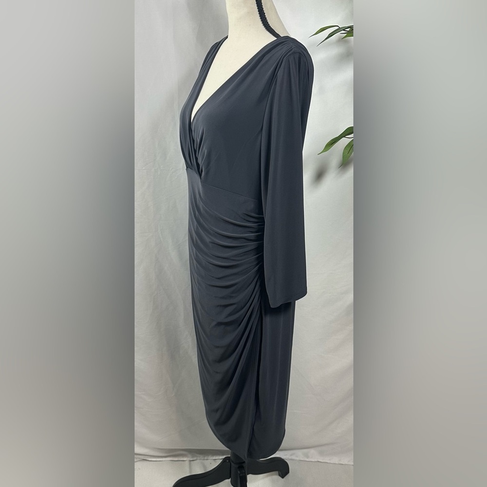 Ralph Lauren Dark Gray Long Sleeve Dress - Picture 3 of 10